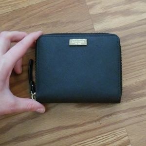{Kate Spade} Black Zipper Wallet